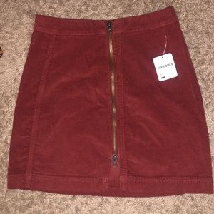Free People Modern Femme ZIP Skirt
